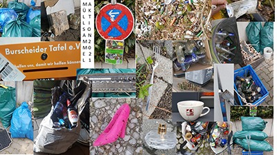 Müll sammeln in Burscheid 2021